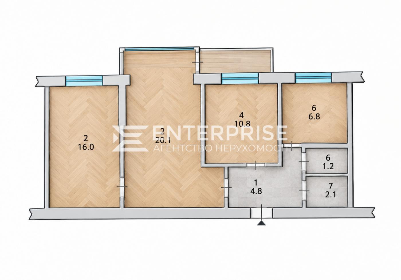 Sell 3-room apartment. Київ, Русанівський в, д. 9 — photo 1