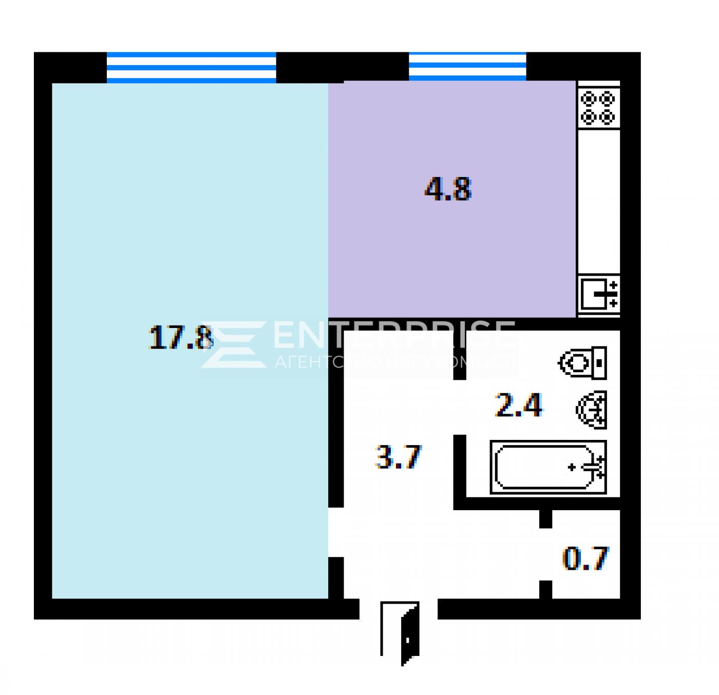 Sell 1-room apartment. Київ, Бакинська в, д. 37А — photo 11