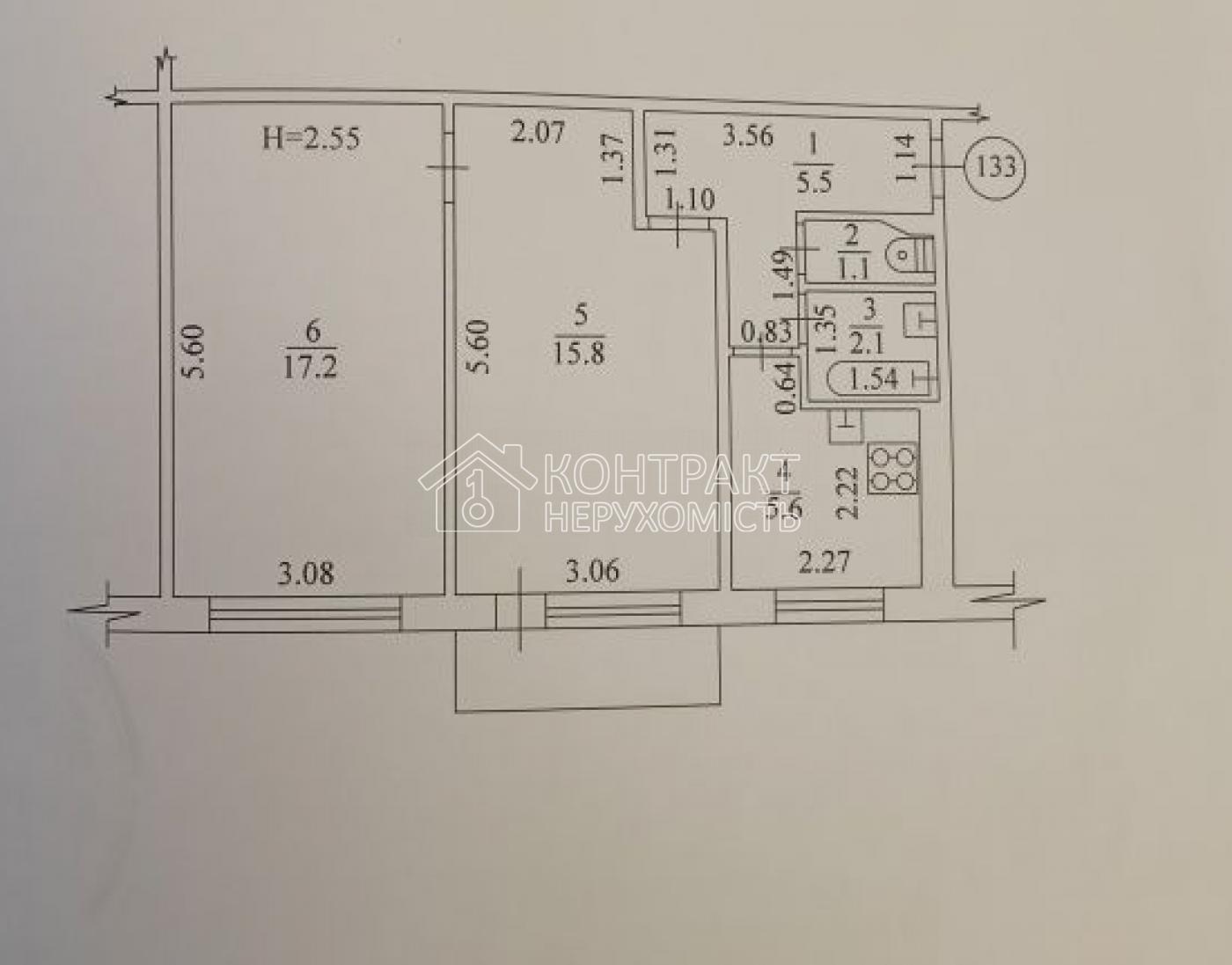 Продам 2-х кімнатну квартиру на Салтівці