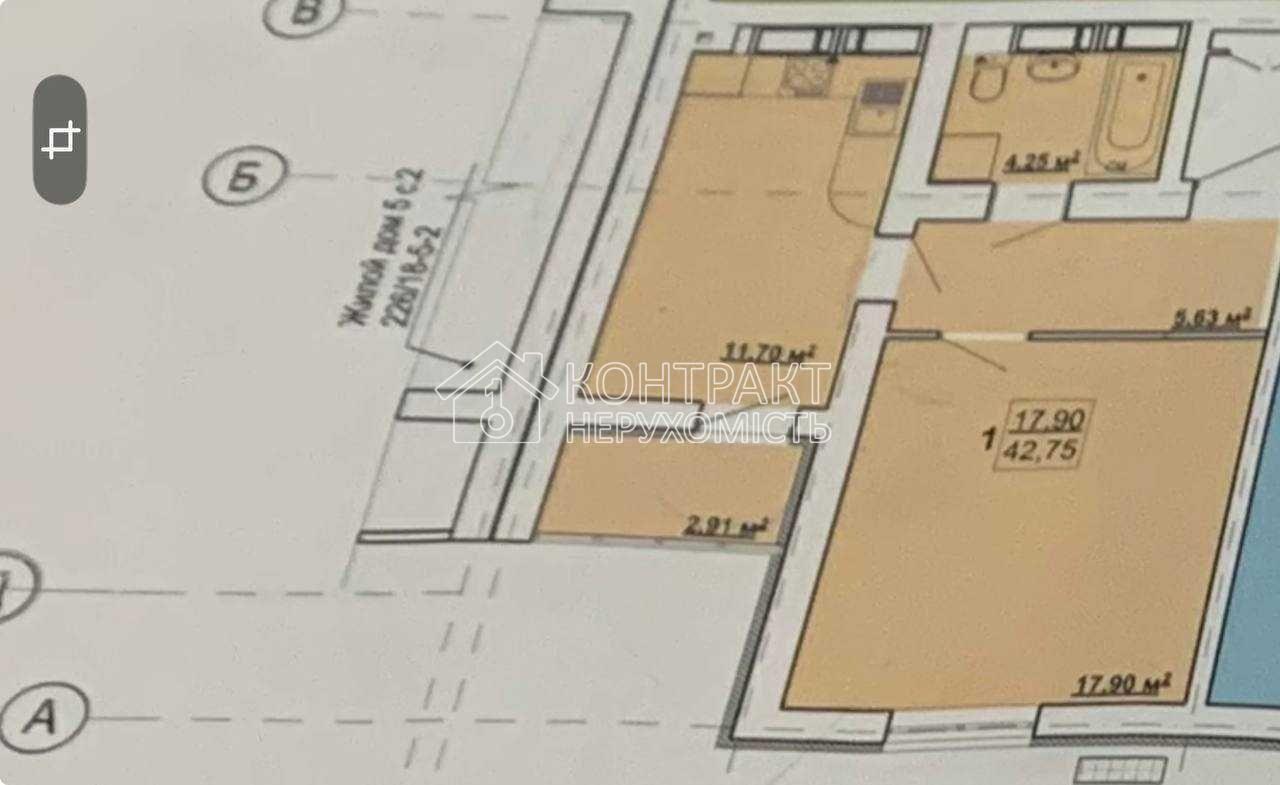 продаже 1к квартира, ЖК Гидропарк
