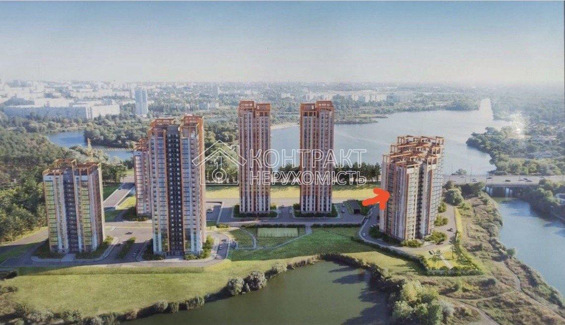 Продажа 1-комн. квартиры ЖК Оазис 47,9м с видом на озеро