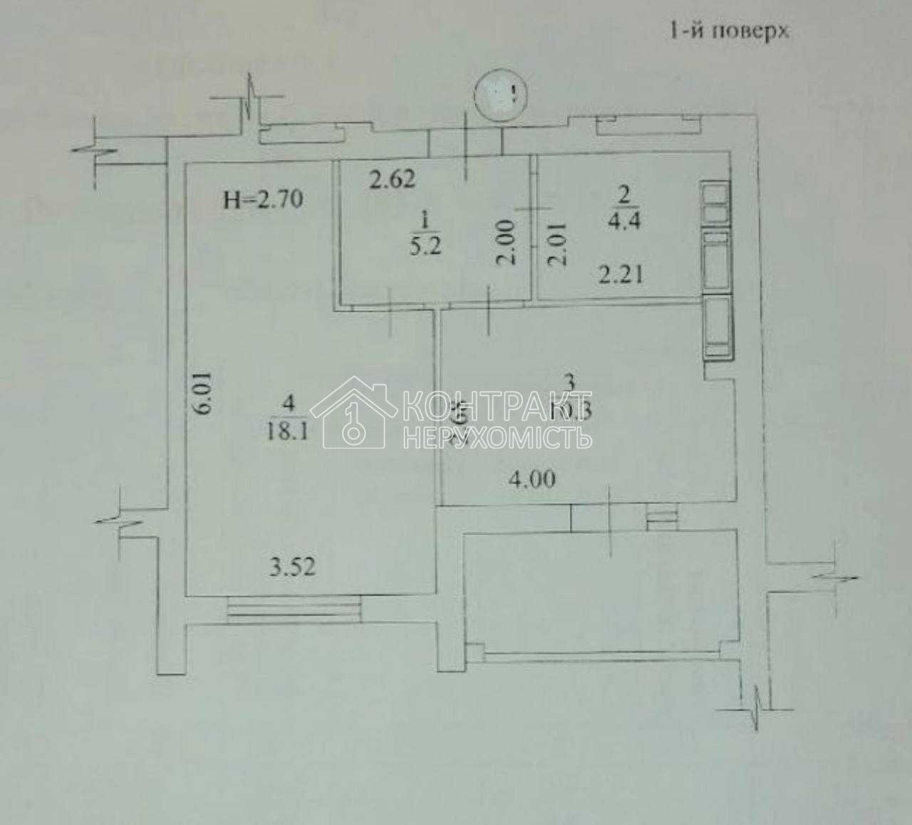 Продам 1-к кв ЖК Казка 40,6м2 м Холодна Гора