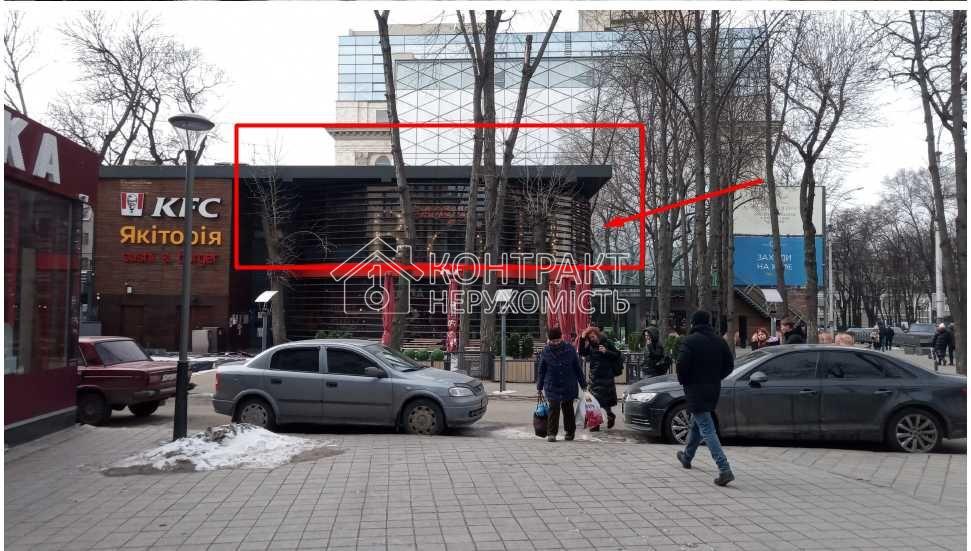 Оренда 285 м2 другий поверх, на «Стекляшке» , поруч з KFC