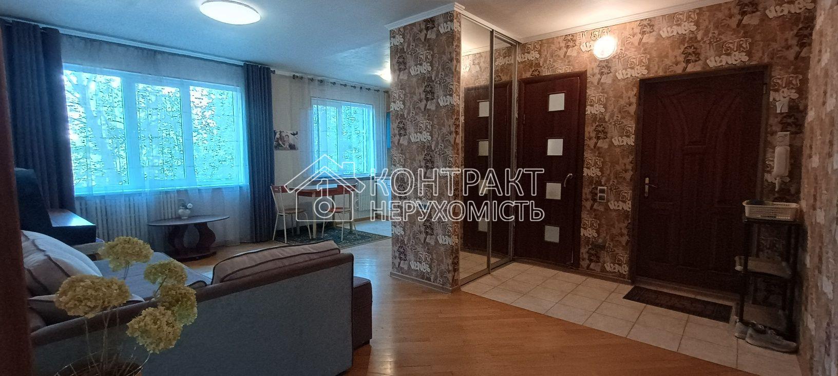Здається 3 кімн. біля м.Салтівська: студія + дві кімнати: дизайнерська дитяча та функціональна кімната для одного
