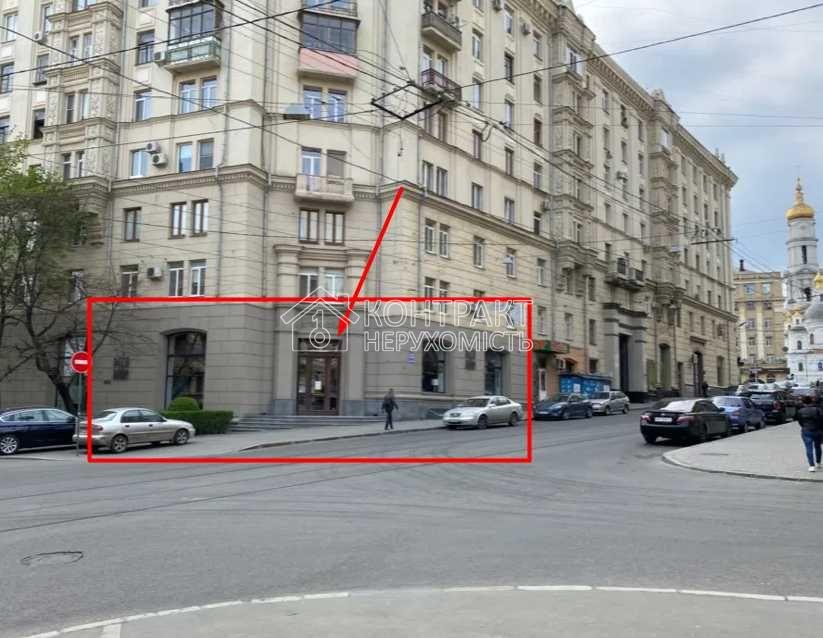 Оренда 467 м2 в трьох рівнях з цокольним поверхом, Майдан Конституції