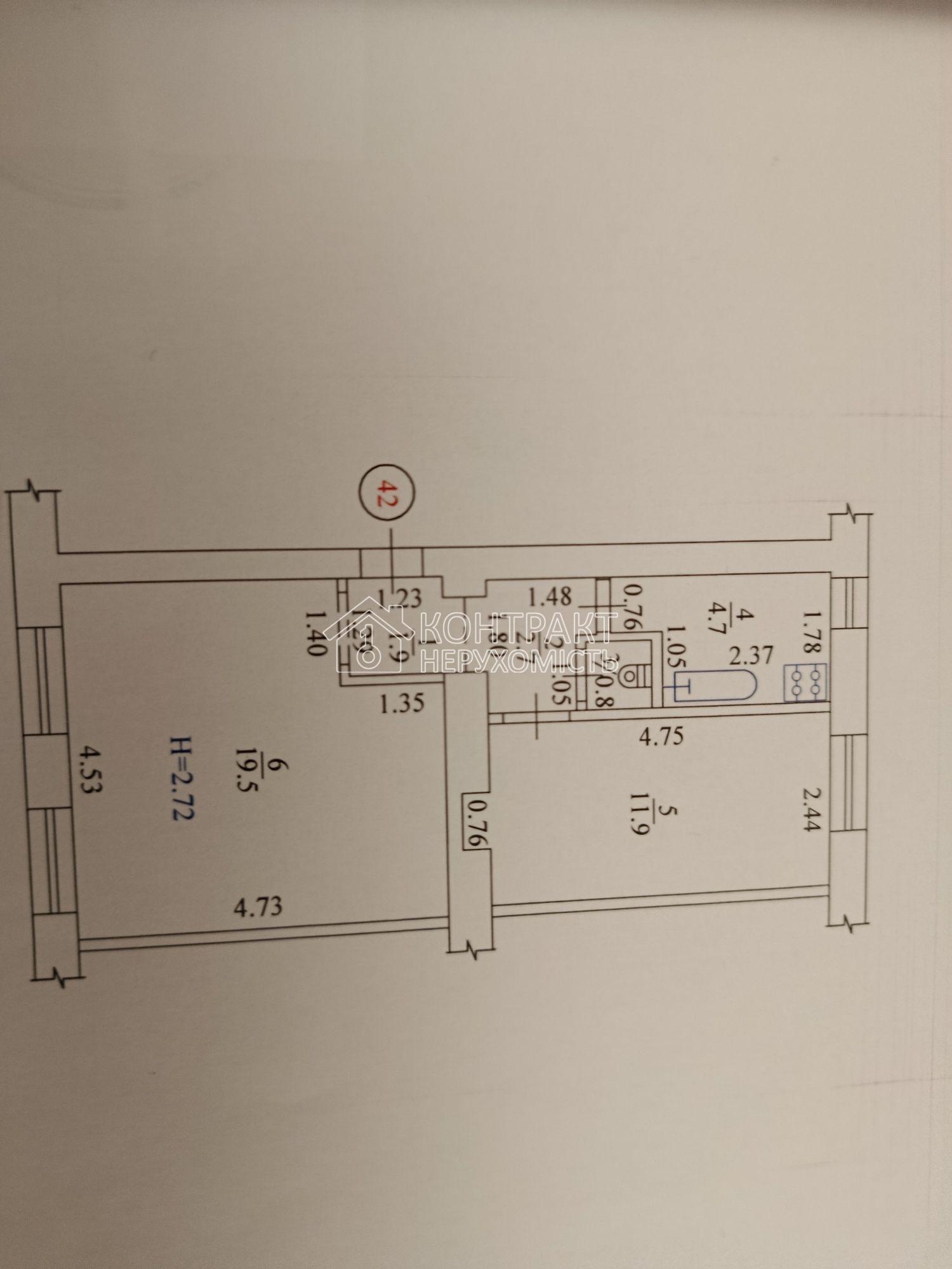 Продам 2к квартиру вул.Морозова 1