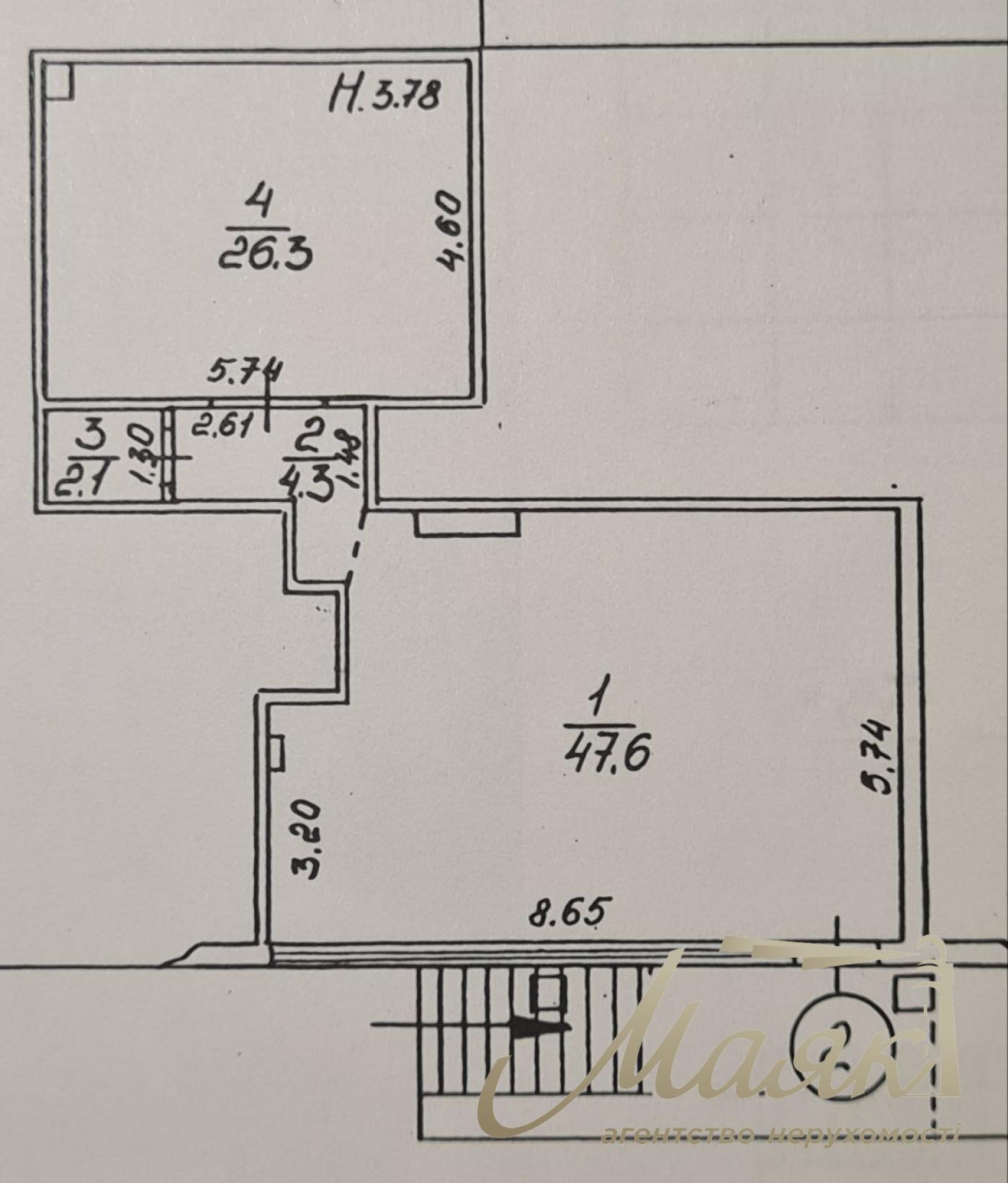 Commercial premises for rent 80 m2, Solomenskyi r-n