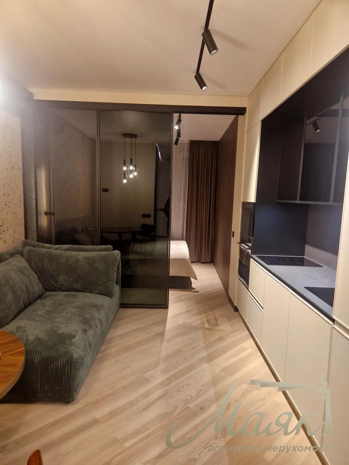 Продажа 1-комнатной квартиры 41м2 с террасой в ЖК Дельмар, ул. Драгомирова, Печерский