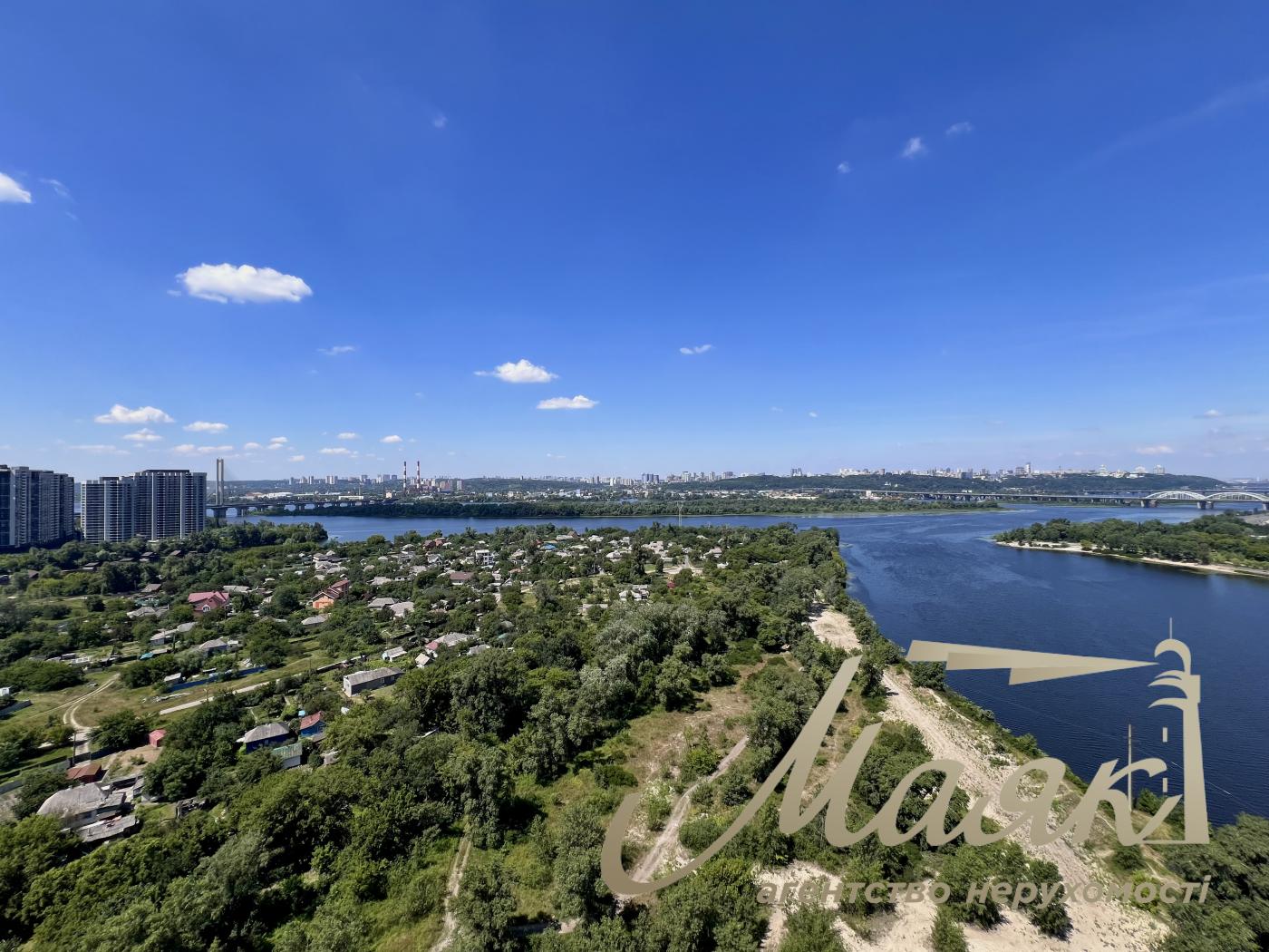 Продаж 1-кімнатної квартири з гарним видом (58,4 м²) у ЖК «Riverstone», вул. Дніпровська Набережна, 10-Д