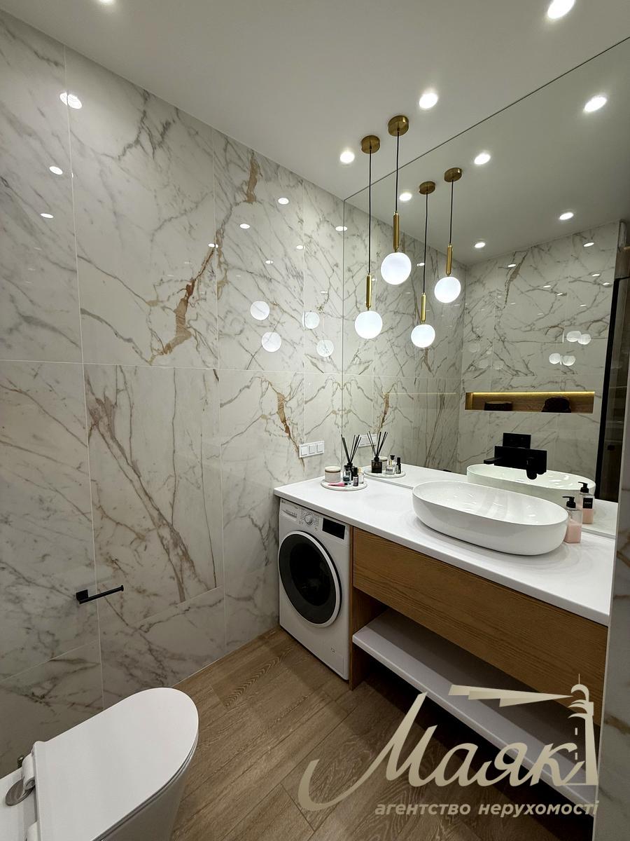 Аренда стильной евро-двушки в клубном доме «Новопечерские Липки» (52 м²) Андрея Верхогляда ул. (Михайла Драгомирова), 11-Б, Печерск