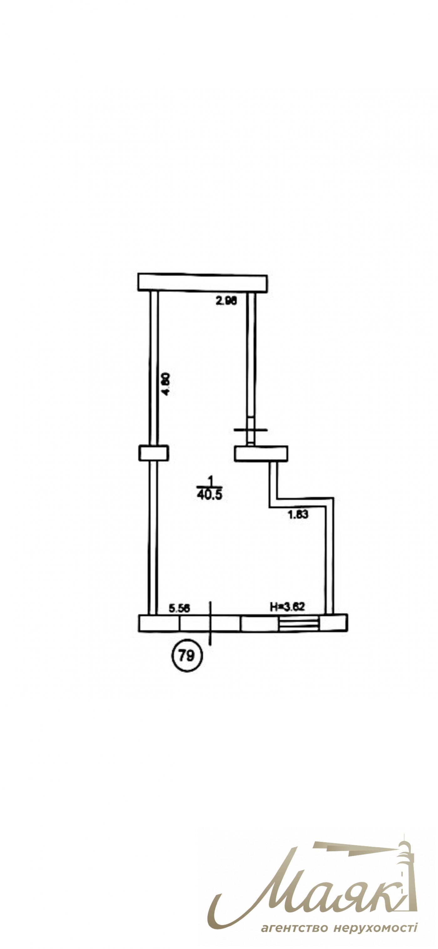 Аренда фасадного помещения 40 м.кв ул Цитадельная