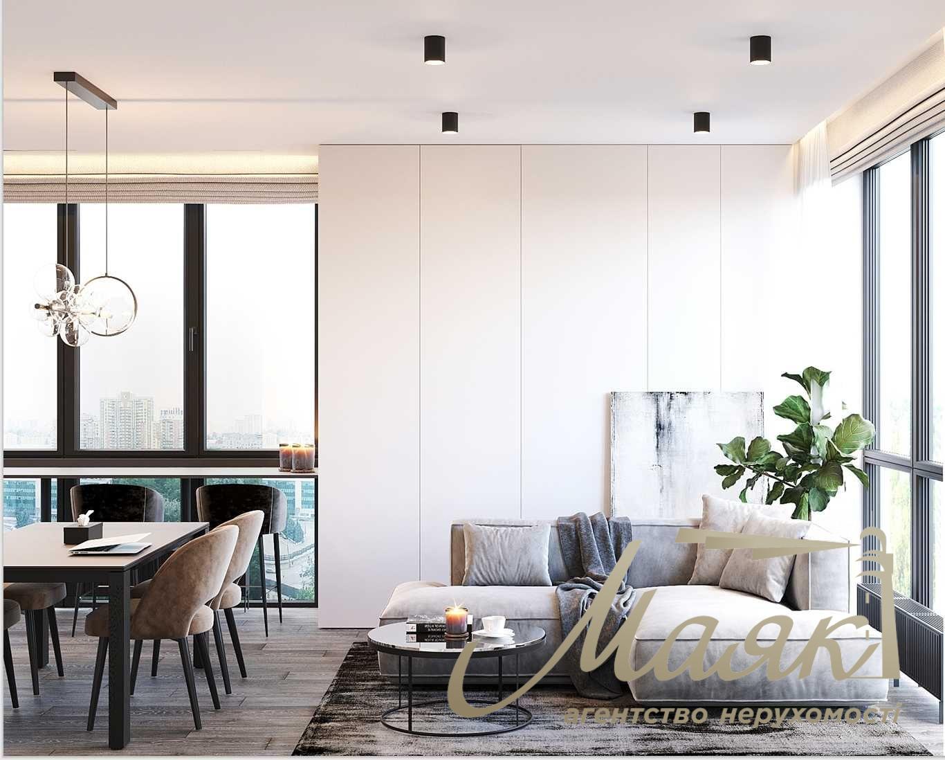 Продаж 2х-кімнатної квартири 90м2 у ЖК бізнес класу "Greenville Park", Шенченківський