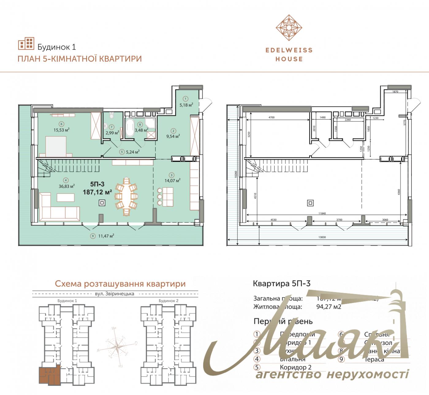 Продаж 3-х кімнатної квартири 107 м² в ЖК Edelweiss, Печерський район, центр Києва