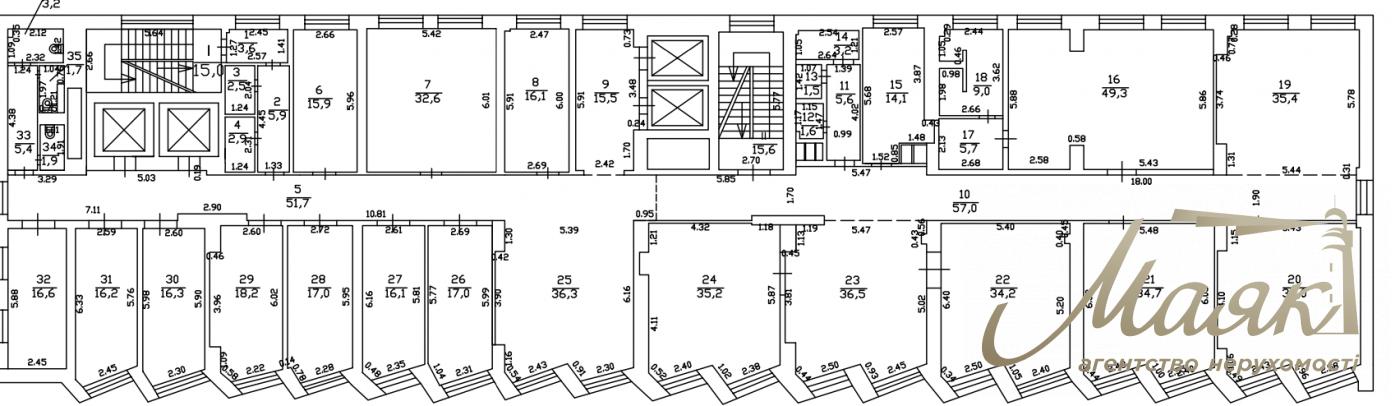 Оренда офісу площею 1500 м² у бізнес-центрі «Доміно», вул. Нижній Вал, 51, Поділ.
