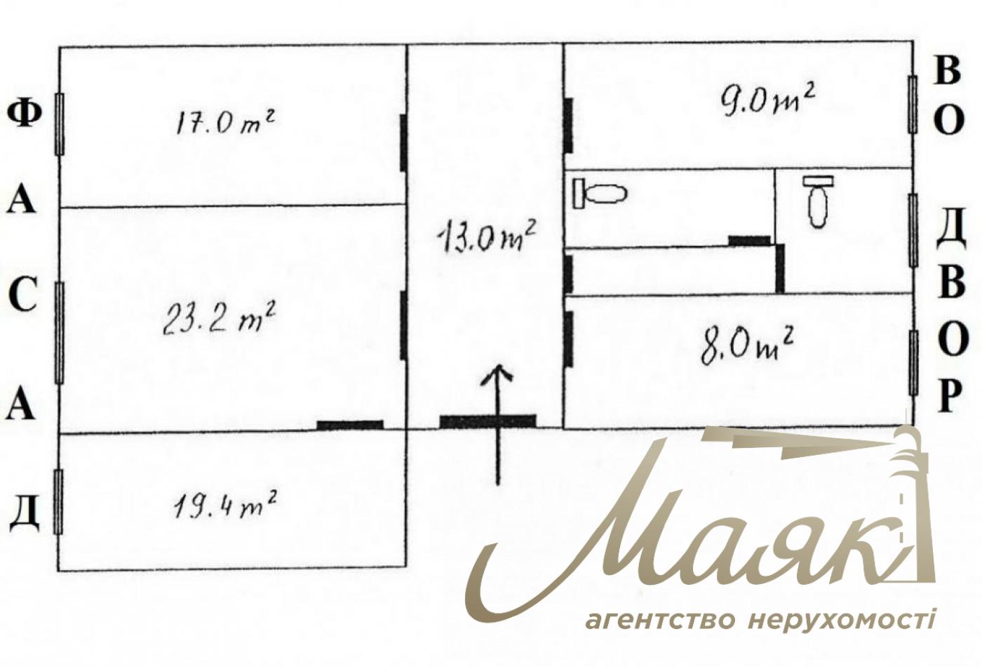 Оренда фасадного приміщення 100 м.кв. вул. Чикаленка, Центр