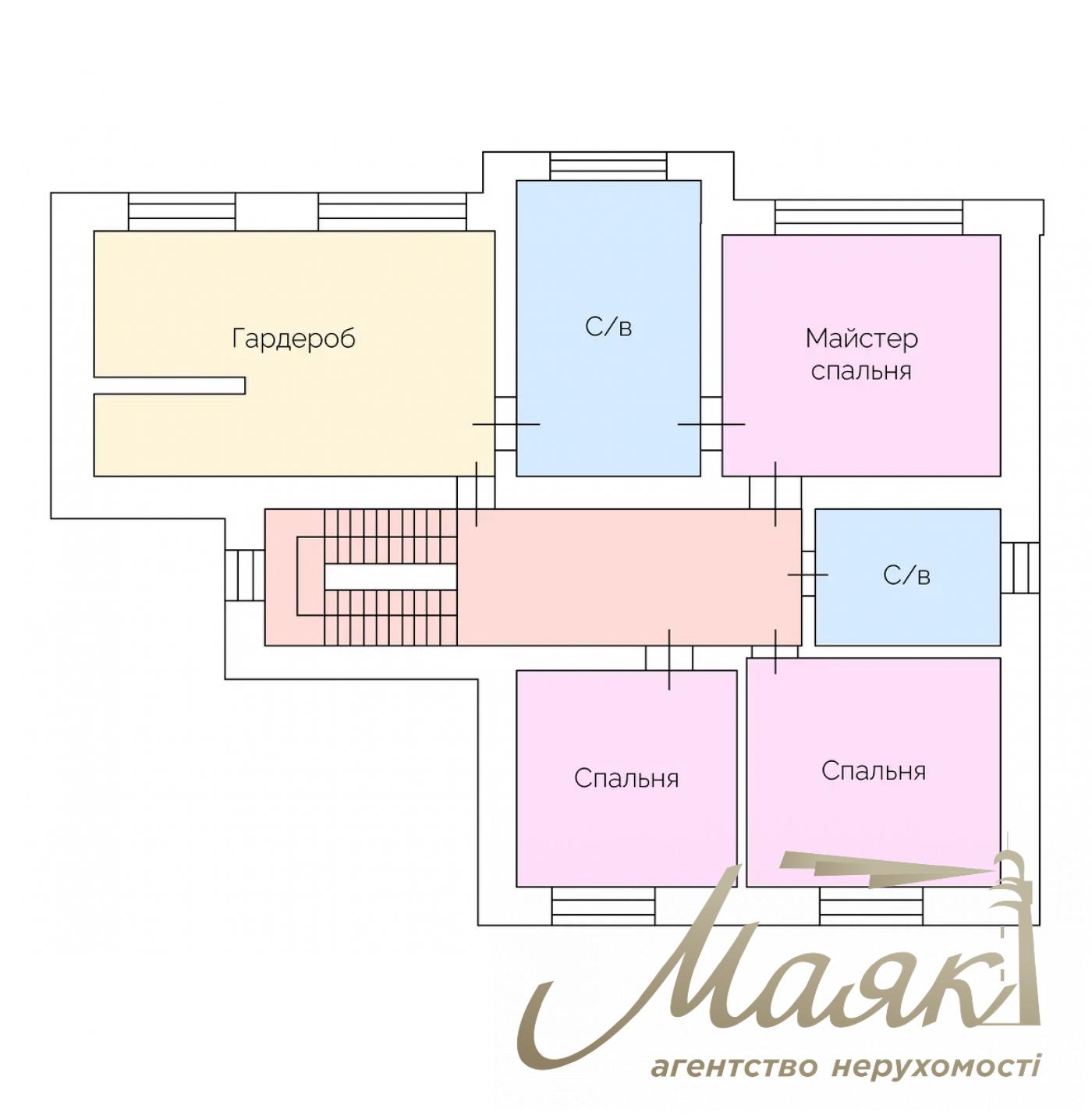 Rent a house 340 sq.m. with its own bank with. Romankov