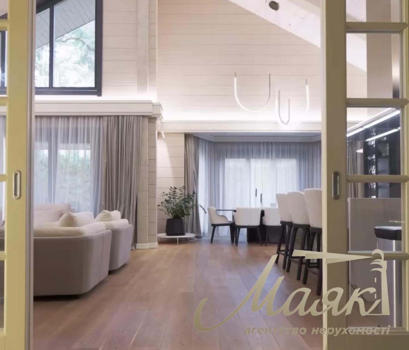 Продажа стильного 5-комнатного дома 377 м² в хуторе Мриги, Конча-Заспа, Голосеевский район Киева