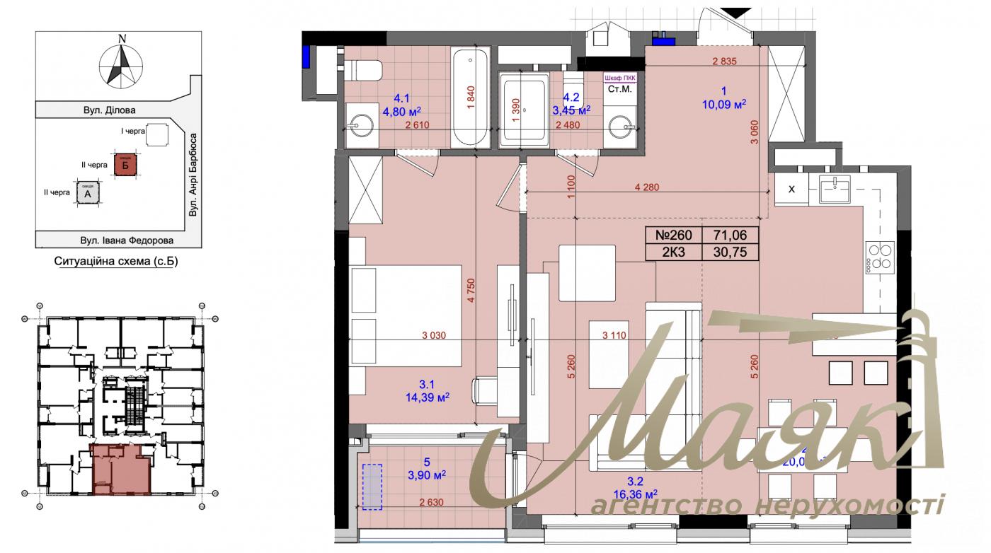 Продаж 1к квартири в ЖК Tetris Hall