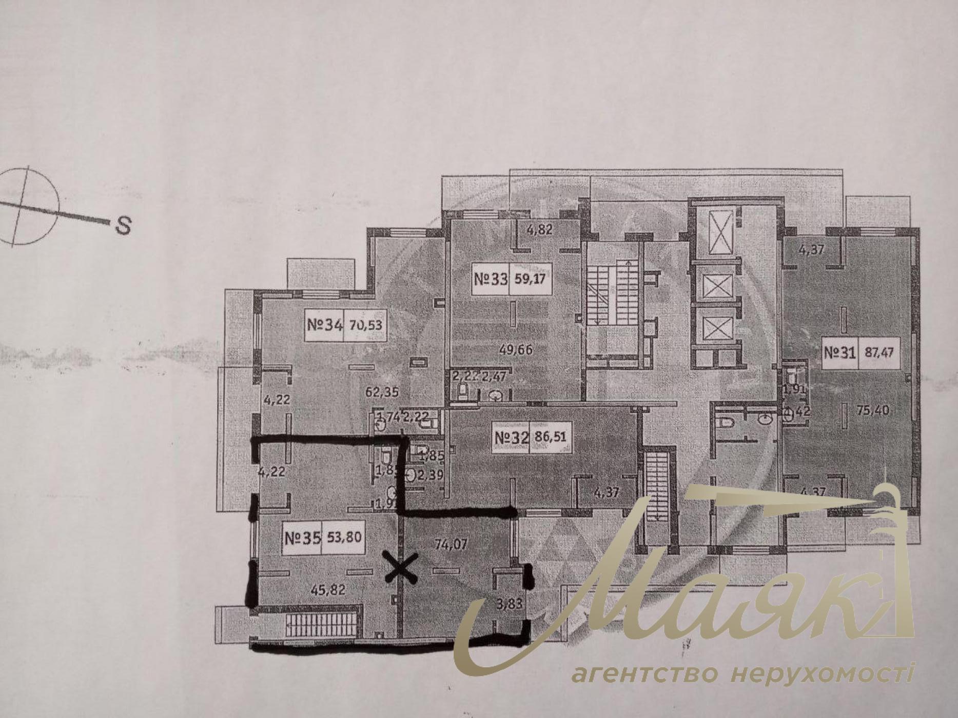 Rent a front room 90m2, Residential Complex Kakhovskiyi