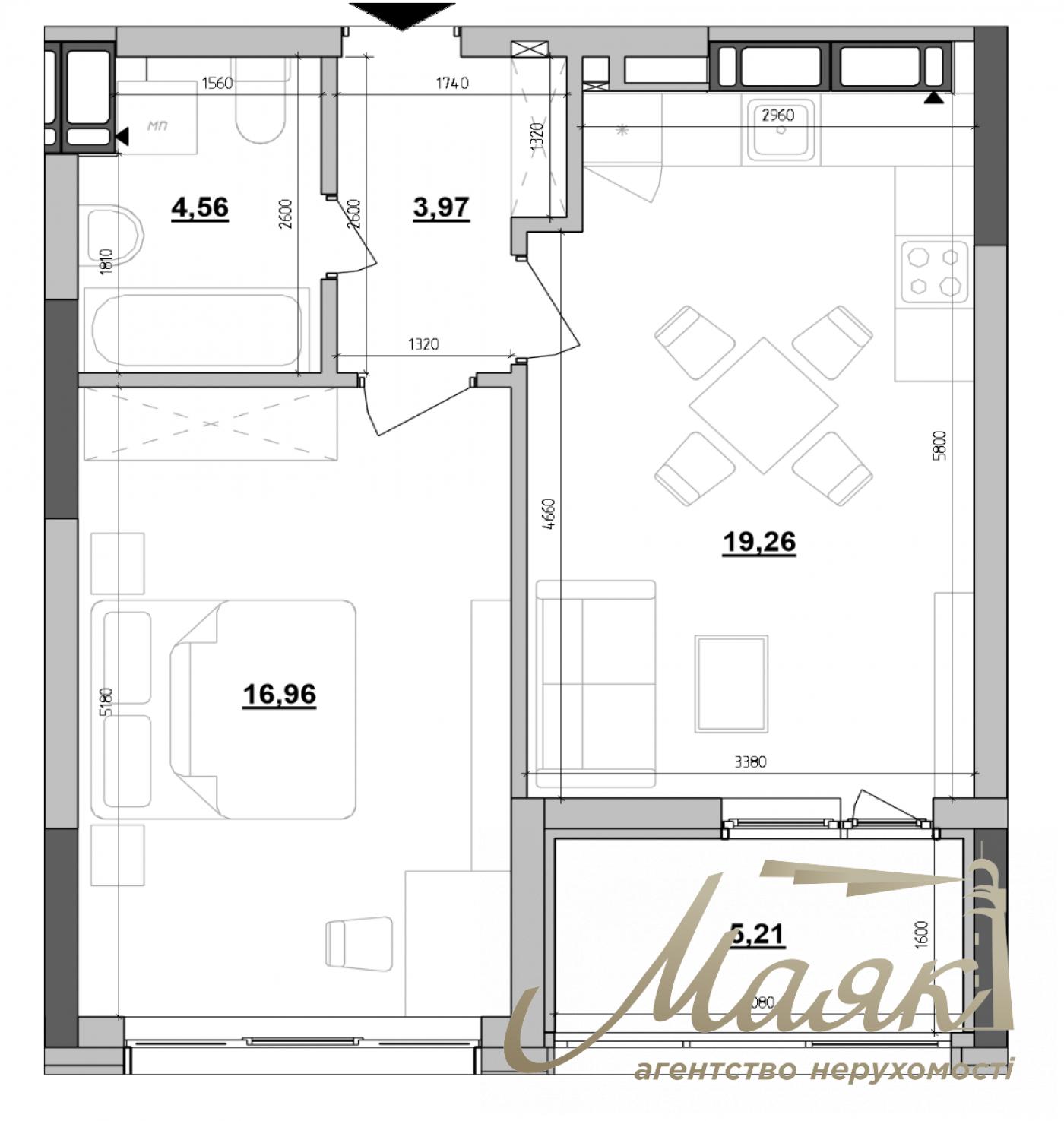 Продажа 2-комнатной квартиры ЖК Maxima Residence, ул. Коновальца