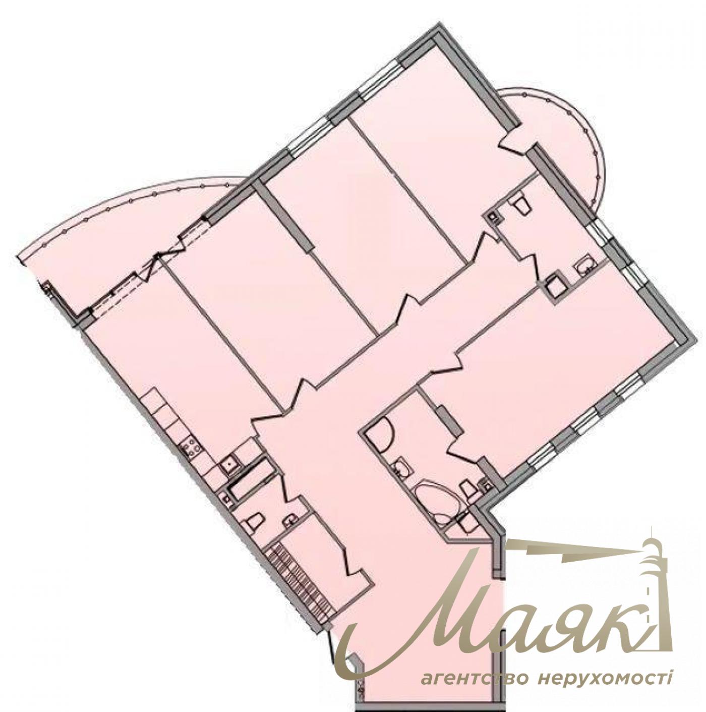 Продажа 5к квартиры, 171м2, ЖК Альтер Эго