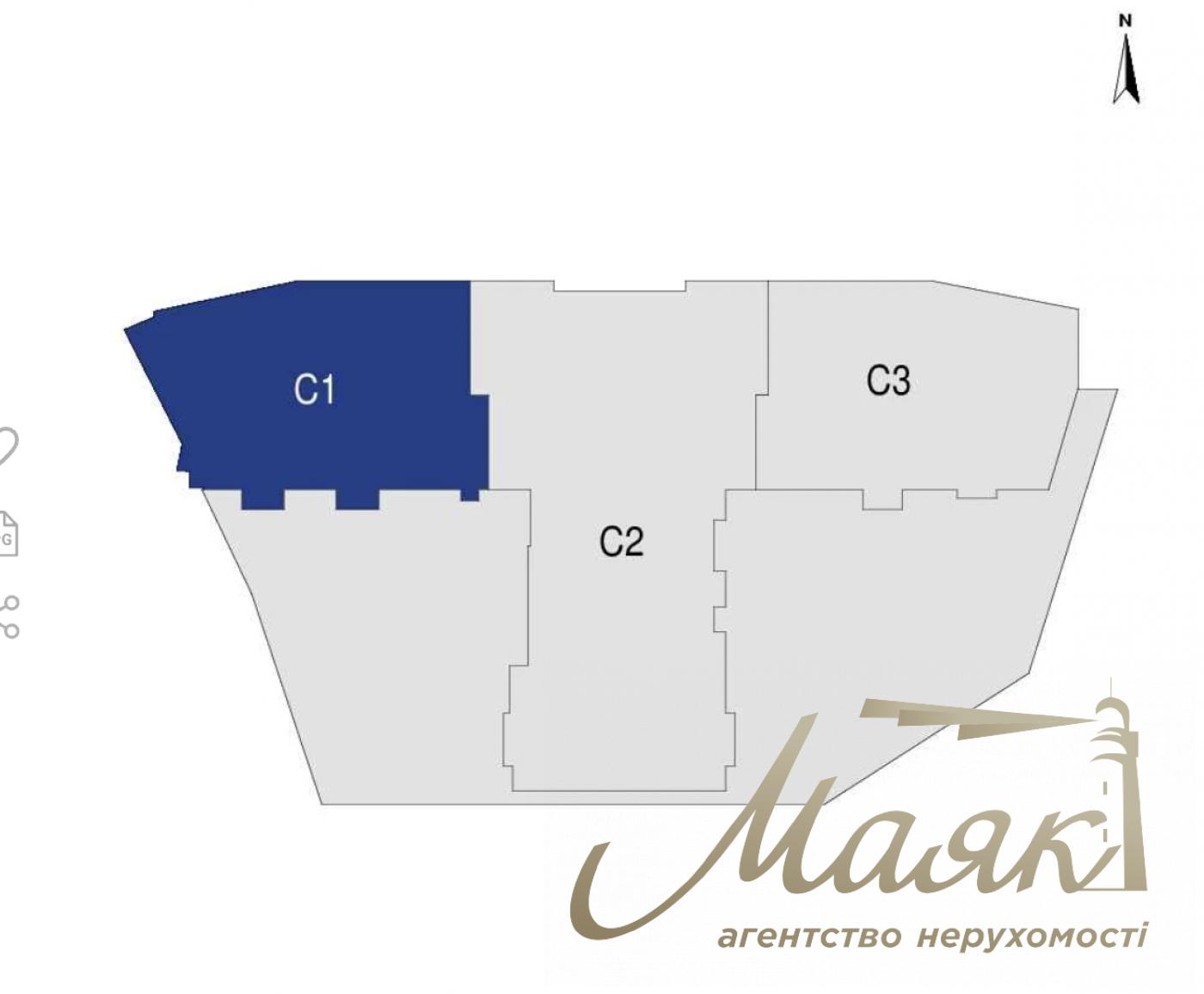 Продаж комерційного приміщення площею 180,27 м² у ЖК «Maxima Residence» у центрі Києва