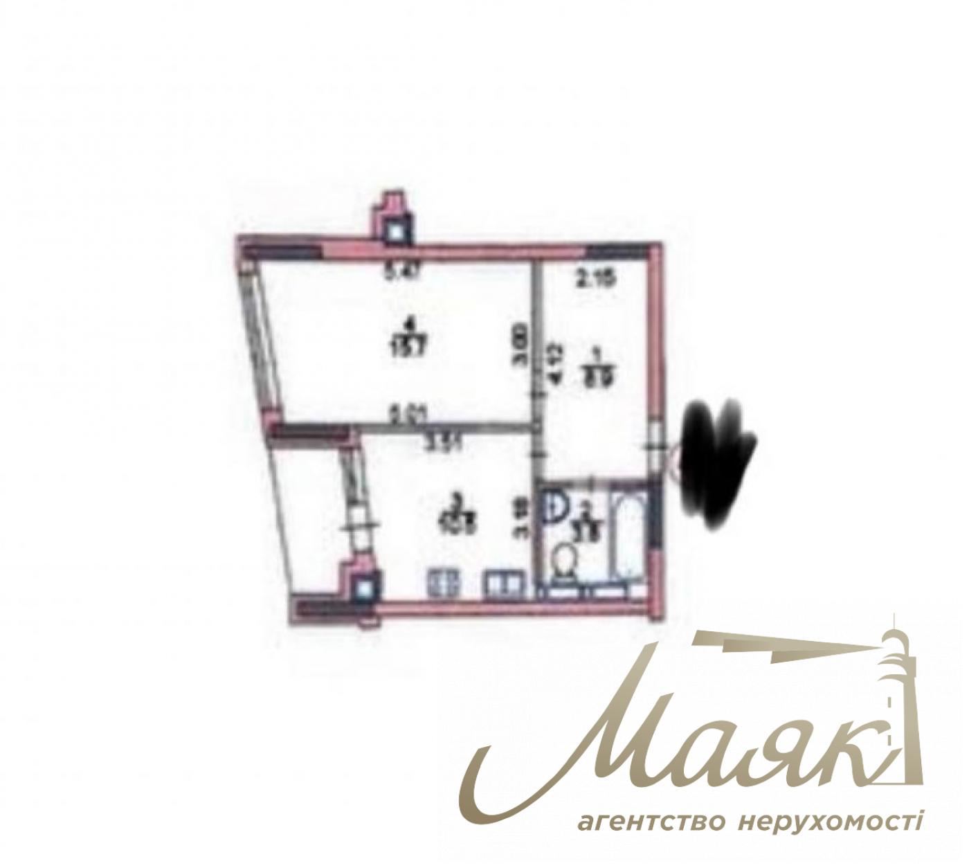 Продаж 2-кімнатної квартири в житловому комплексі комфорт-класу "Італійський квартал", Оболонський район.