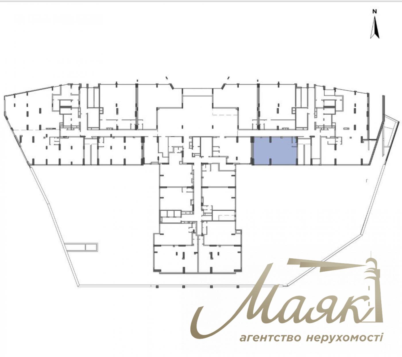 Продаж комерційного приміщення площею 88,5 м², ЖК «Максима»