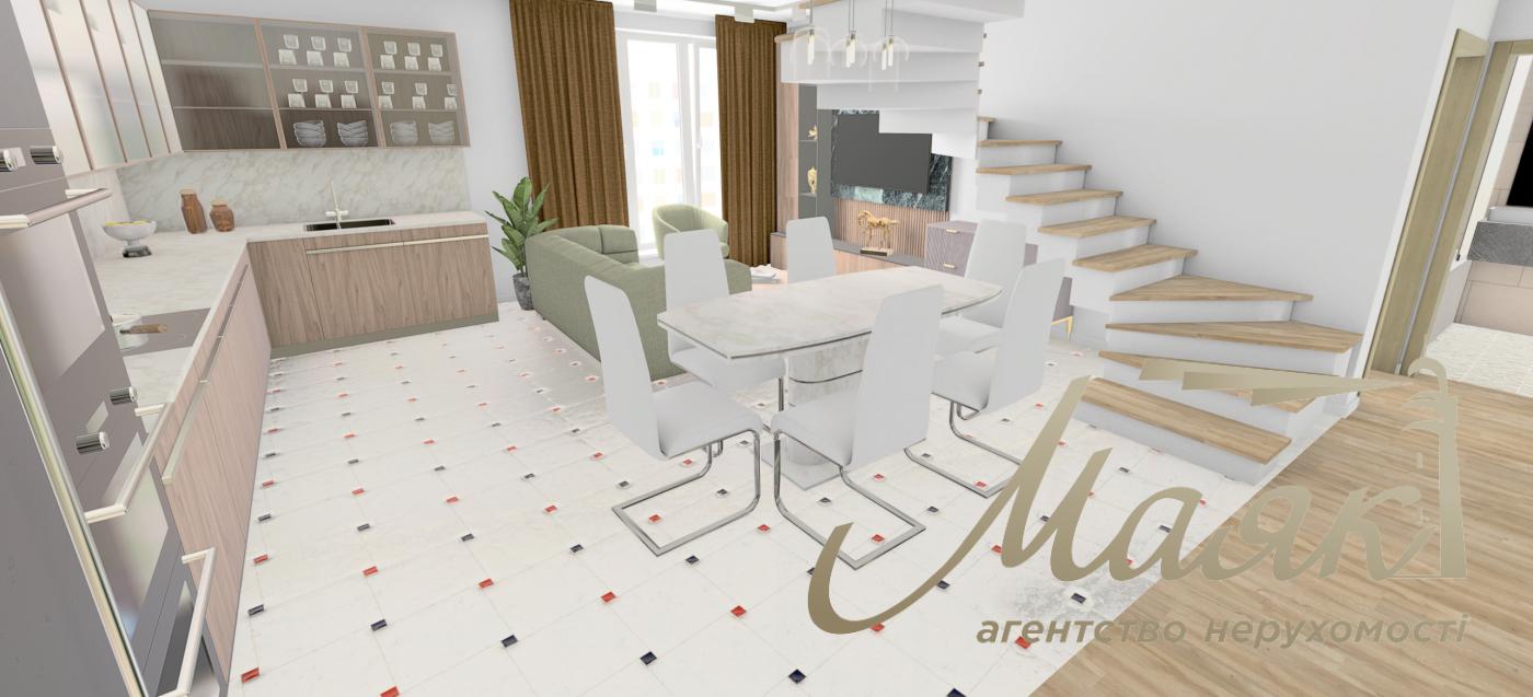 Продаж дворівневої 5-кімнатної квартири по вул. Клеманська 3 у ЖК Sister