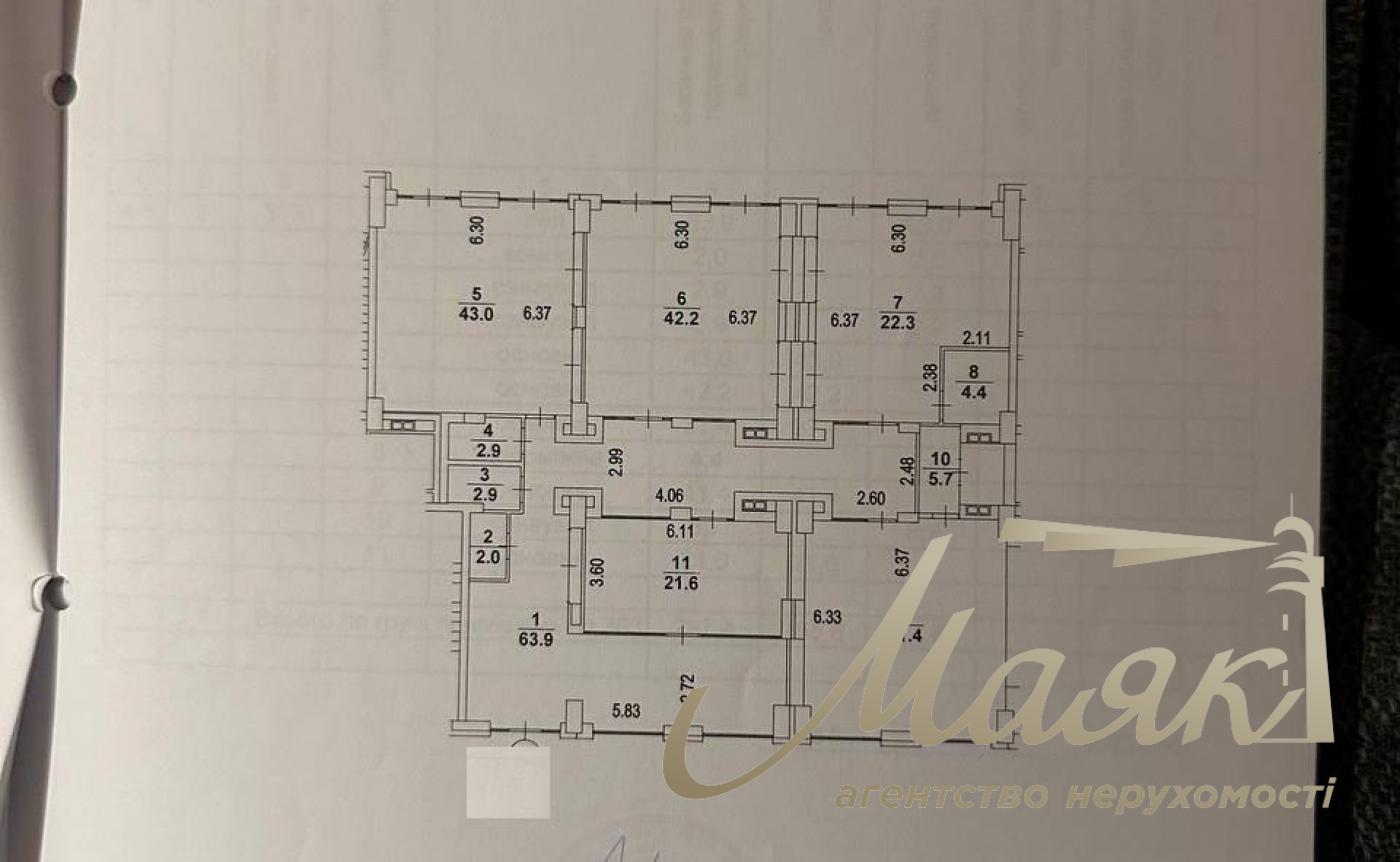 Продаж комерційного приміщення 267 м.кв ЖК Нова Англія