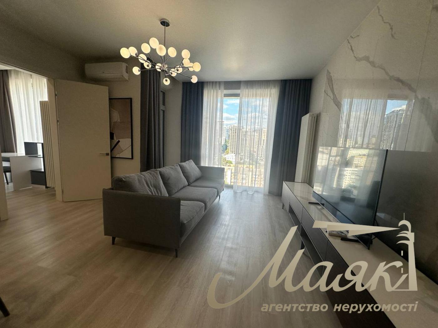 Оренда 2-кімнатної квартири площею 63 м² у ЖК «Atlantic Residences», вул. Антоновича, 118, станція метро «Палац України».
