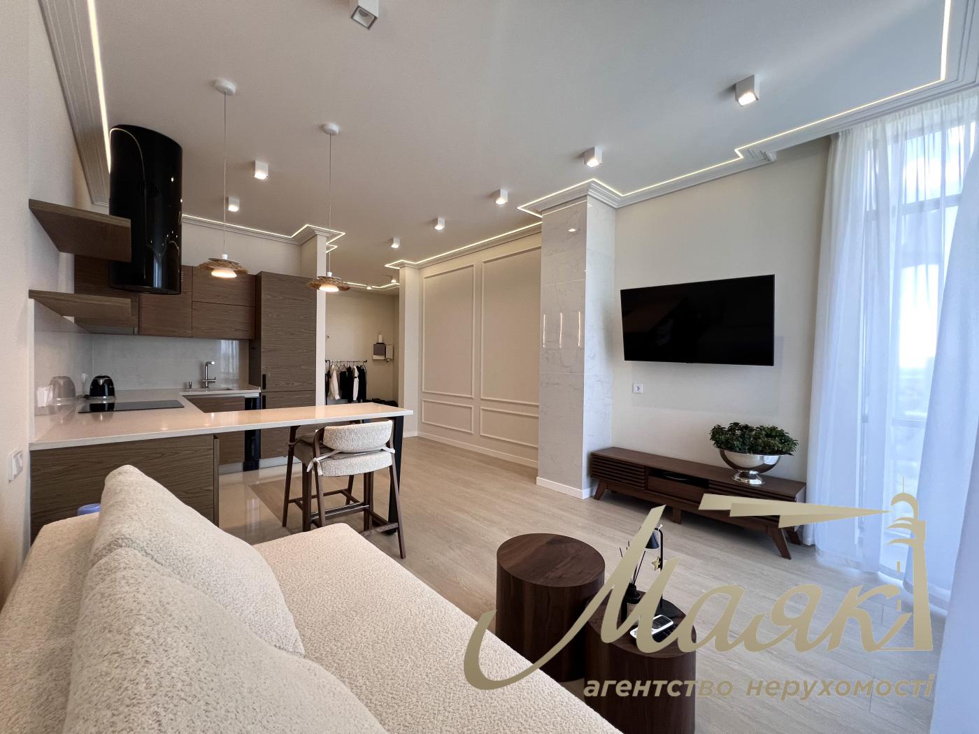 Продаж 1-кімнатної квартири з гарним видом (58,4 м²) у ЖК «Riverstone», вул. Дніпровська Набережна, 10-Д