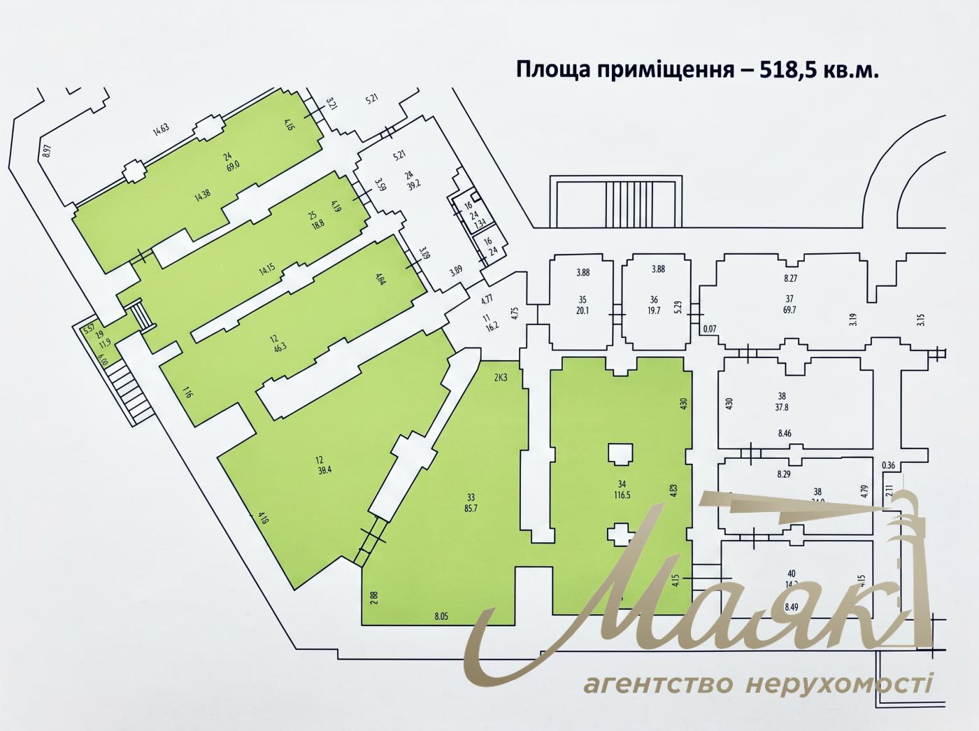 Оренда підвального приміщення в локації Kyiv Food Market (A-Station), Арсенальна, Київ