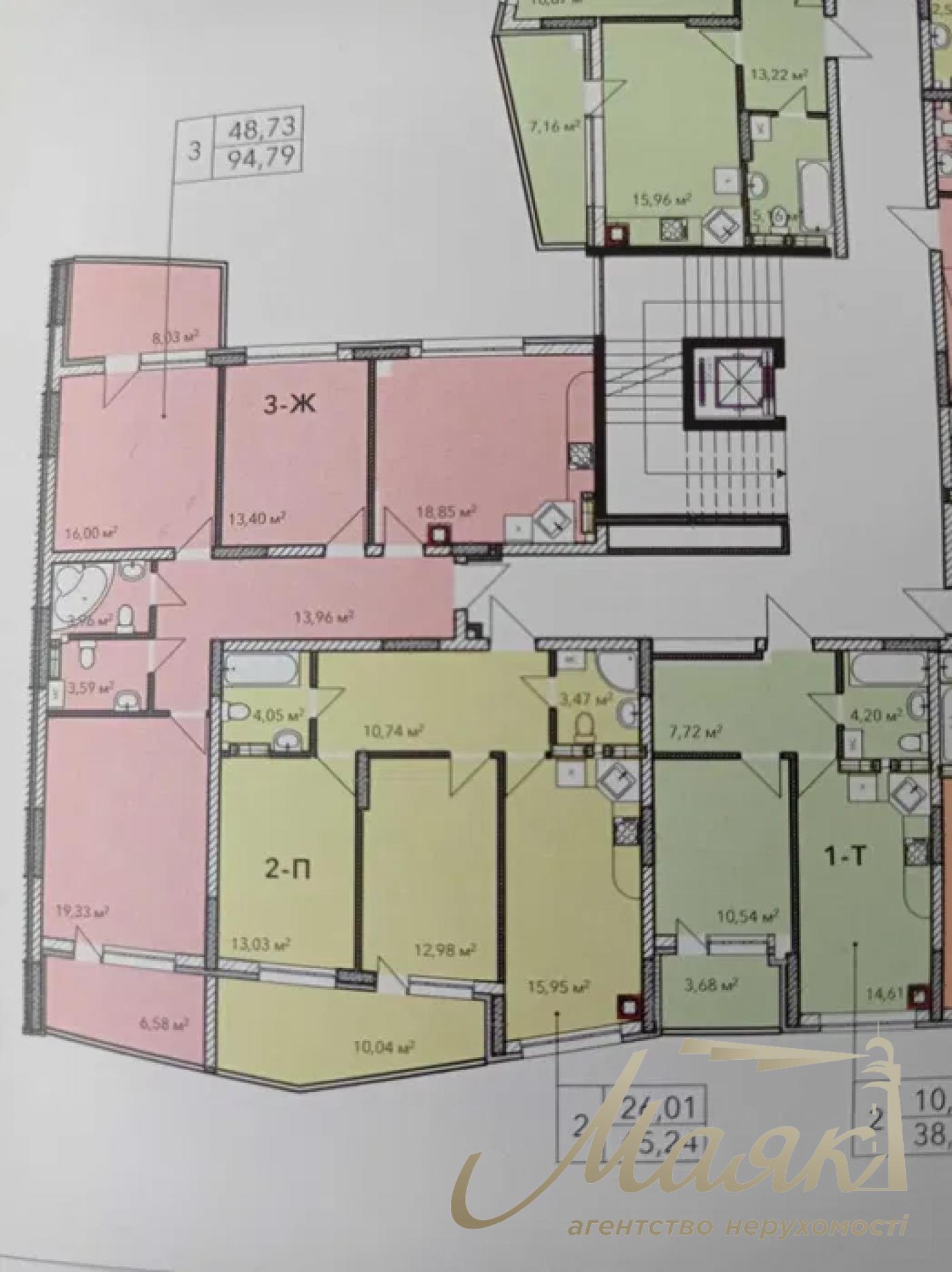 Продаж 2-х кімнатної квартири в ЖК Італійський квартал, Оболонський район.