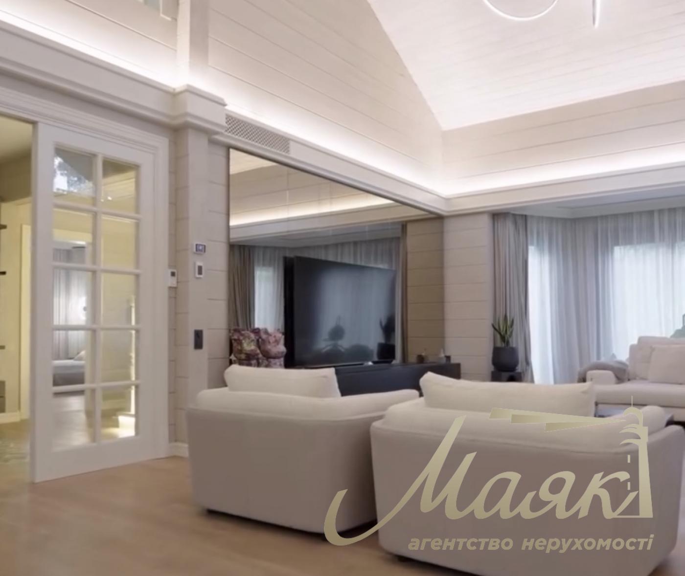 Продажа стильного 5-комнатного дома 377 м² в хуторе Мриги, Конча-Заспа, Голосеевский район Киева