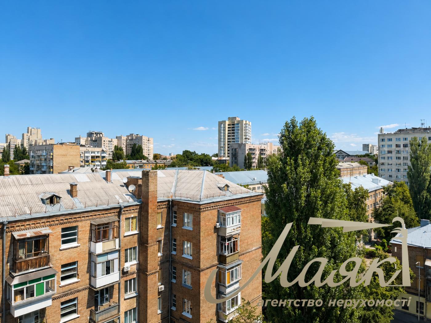 Продаж 2-кімнатної квартири з гарним видом площею 38 м² на провулку Ковальському, 12, район Шулявка, Солом'янський район, Київ