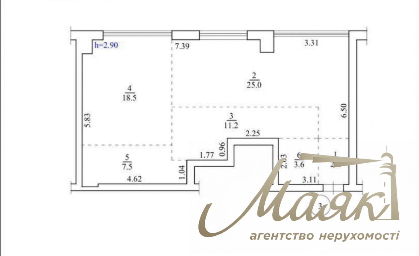 Продаж квартири, 68.5 м2, ЖК Бульвар Фонтанів!