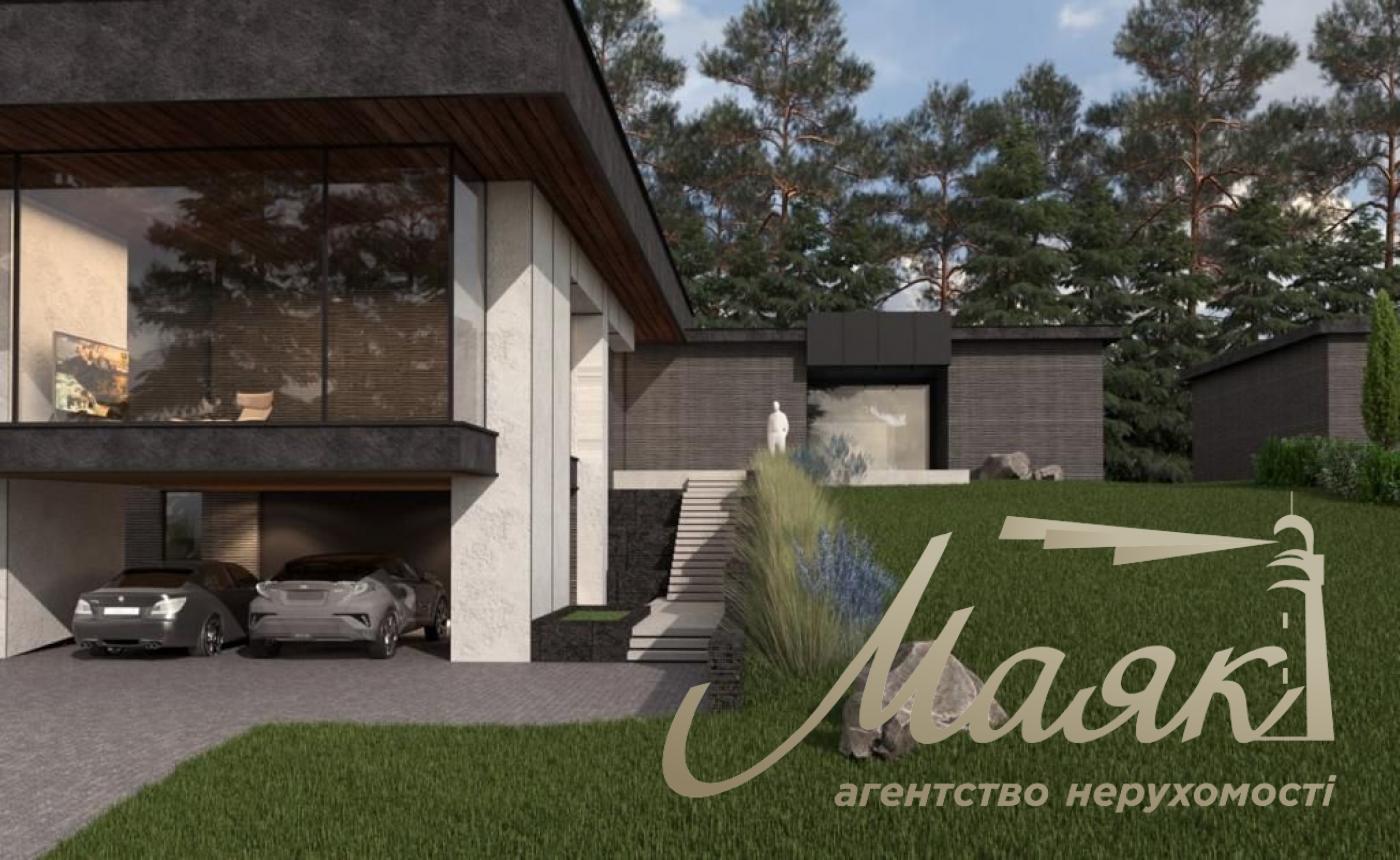 We offer for sale a unique modern house, located in a picturesque and quiet area of Koncha-Zaspa, surrounded by woods