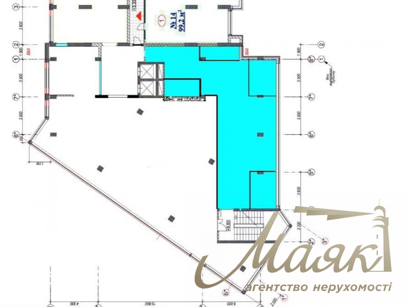 Оренда офісного приміщення площею 145 м², просп. Валерія Лобановського, 6А, Солом’янський район