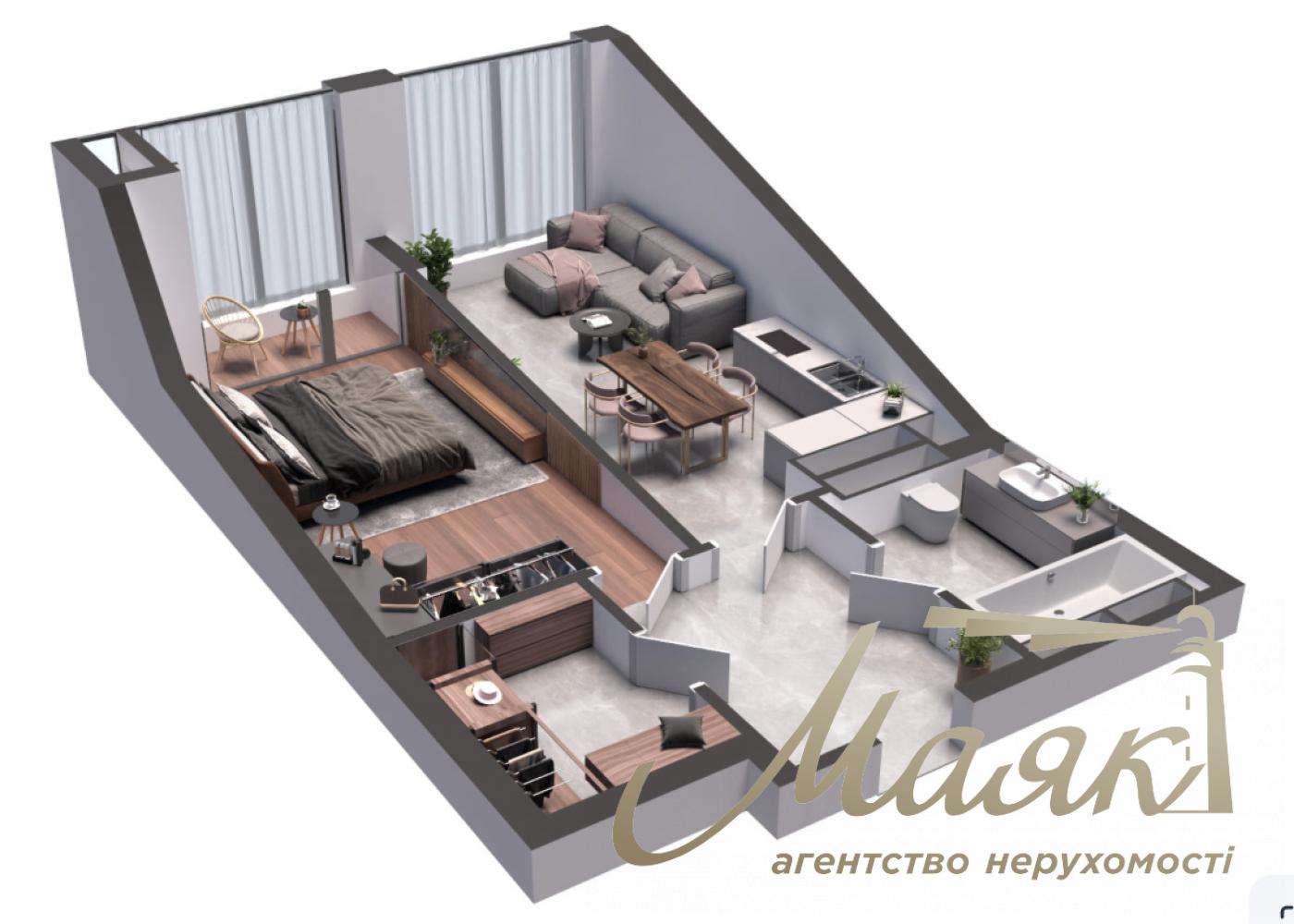 For sale 1-bedroom apartment Residential Complex A136, Antonovicha str.