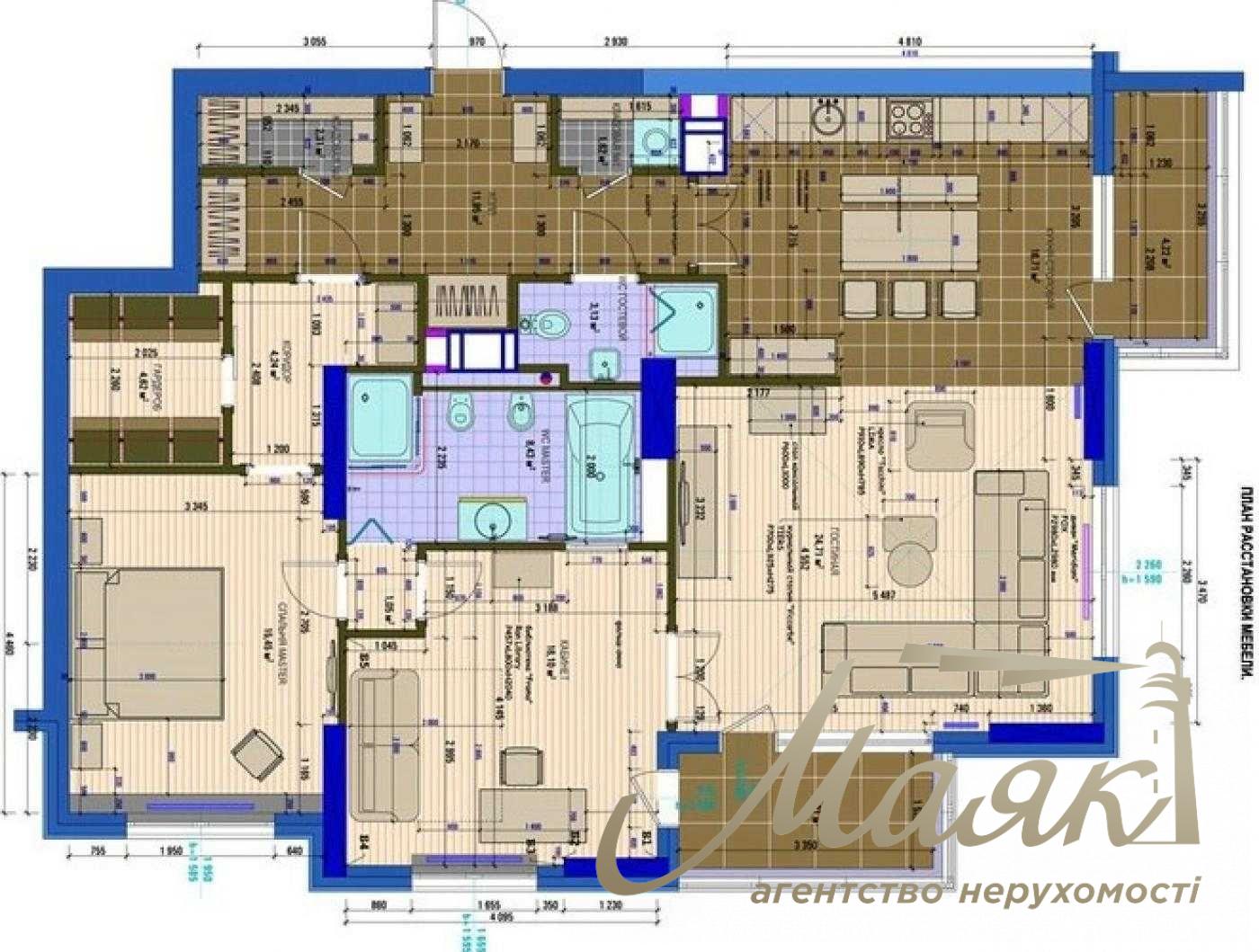 Продаж 3-кімнатної квартири площею 124 м² у ЖК «Park Avenue»