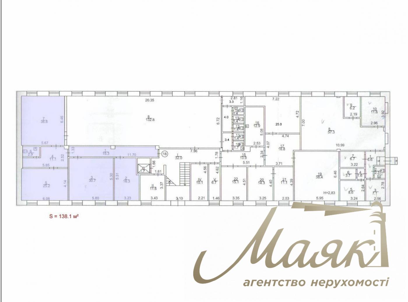 Commercial Space for Rent: 138 m² Office, Podil, Glubochitskaya