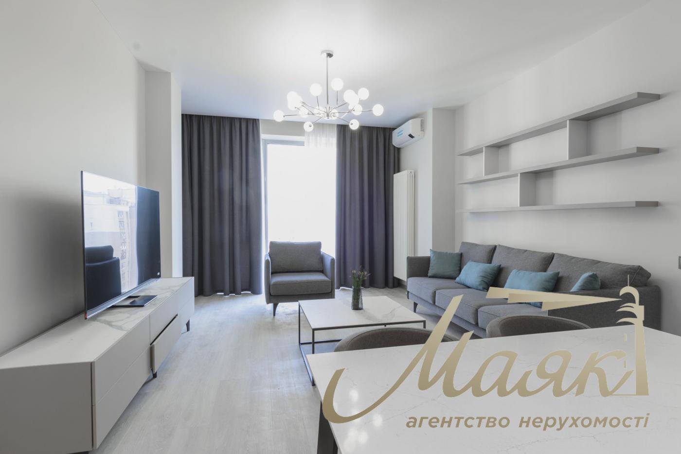 2-room apartment for rent in the Atlantic residential complex, 118 Antonovycha St., Sports Palace.