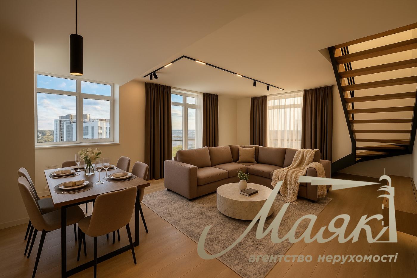 For sale duplex apartment 120m2 in Residential Complex "Podvysotskyi" Pechersk, Kiev