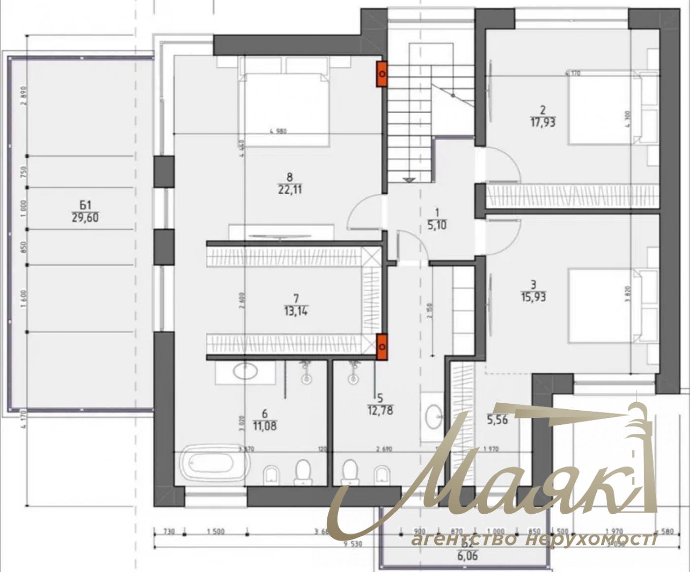 Продаж 2-поверхового будинку площею 270 м² + 40 м² підвал, Ходосівка, КГ «Нова Ходосівка»