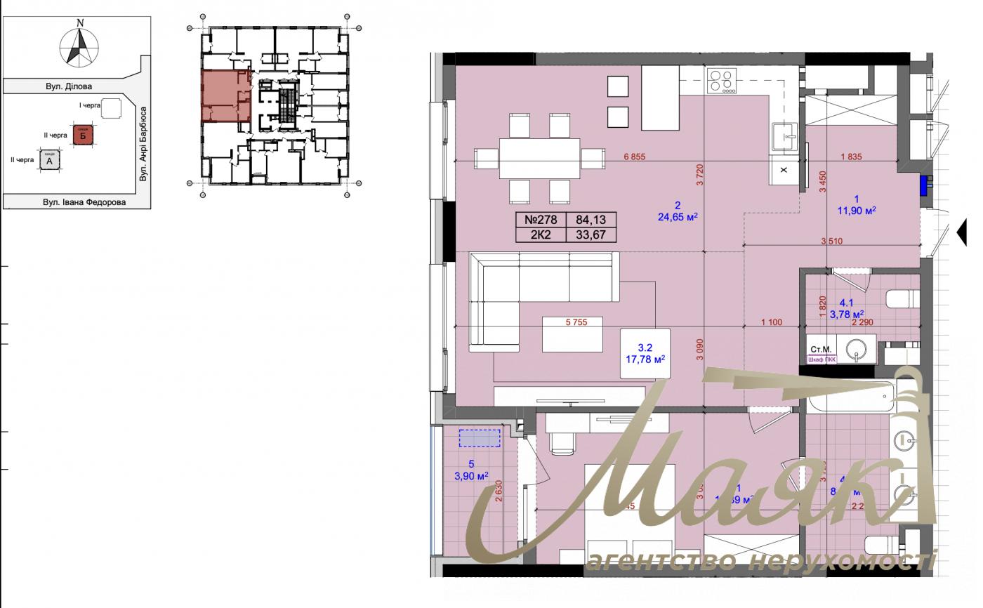 Продаж 1к квартири в ЖК Tetris Hall