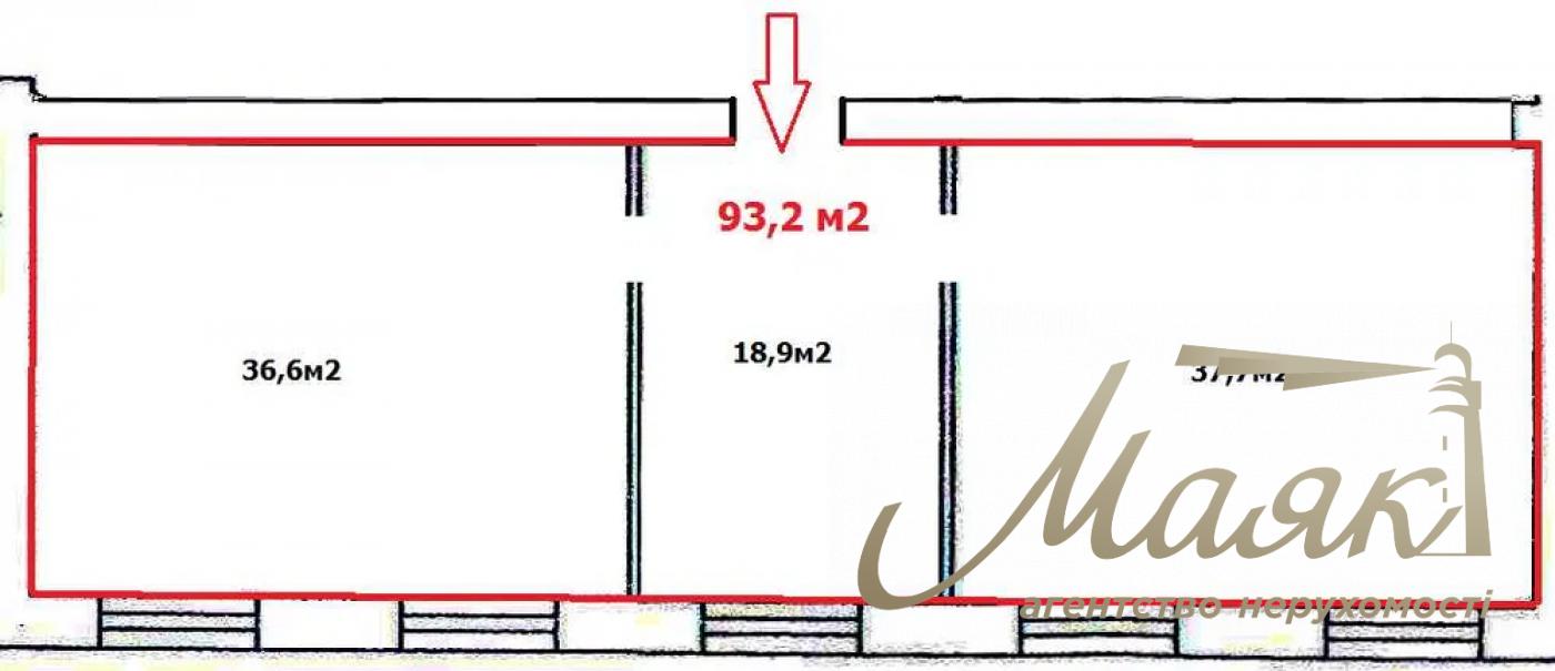 Аренда офиса 93,2 м.кв. Майдан, Крещатик