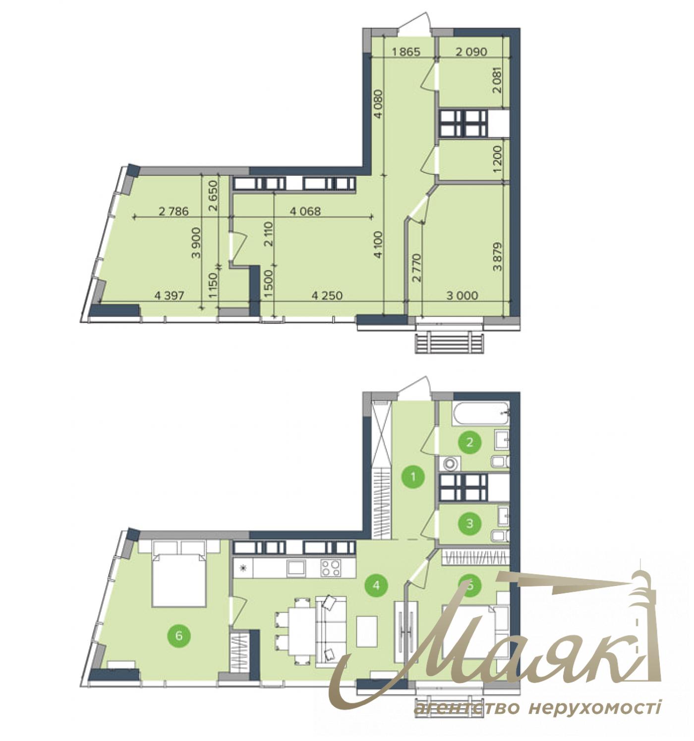 Продаж 2-ком квартири в ЖК Метрополіс