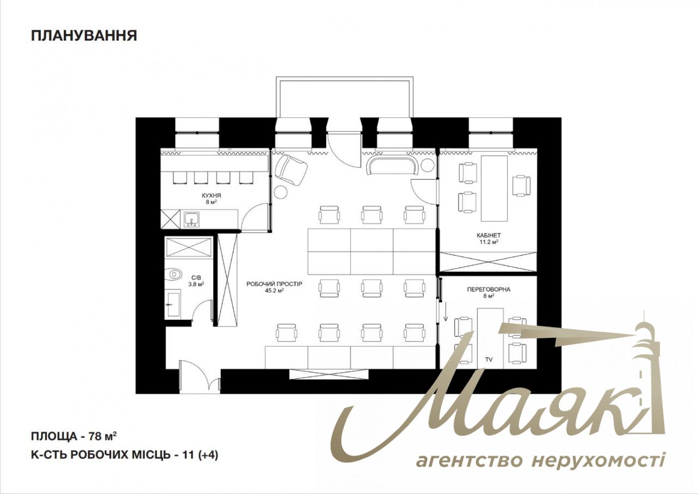 Оренда офісу в центрі Києва, вул. Велика Васильківська, 41
