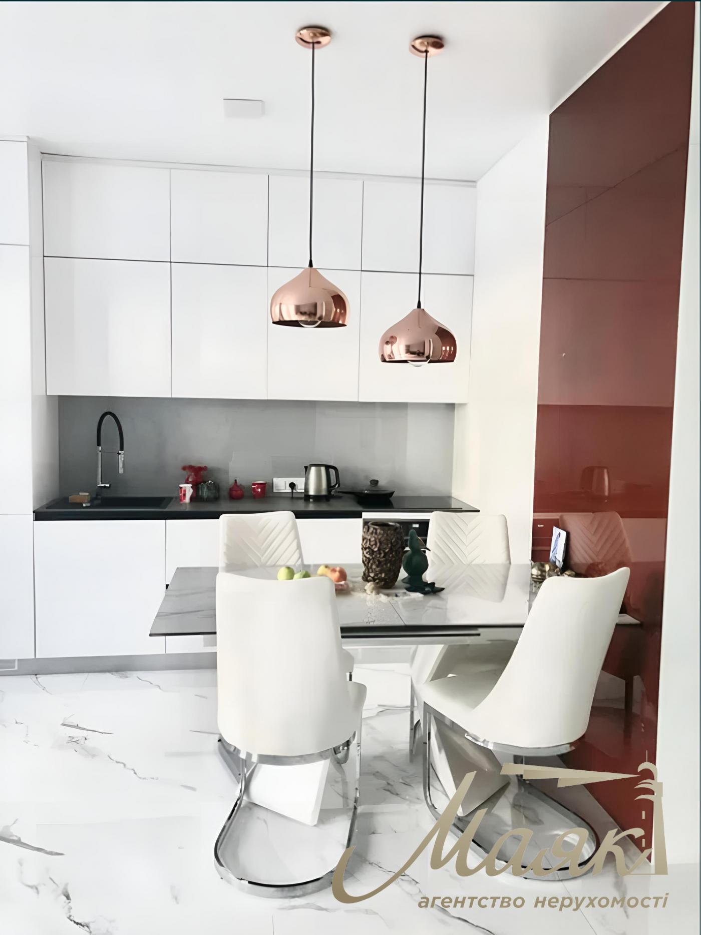 Аренда 1-комнатной 48м2 квартиры в ЖК "Chicago central house"  ул. Антоновича 44